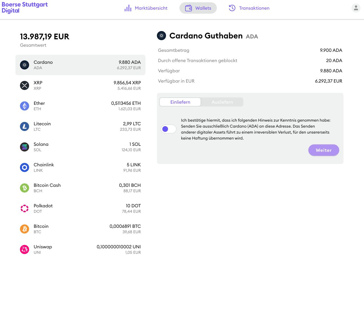 Boerse Stuttgart Digital Custody: Institutionelle Krypto-Verwahrung