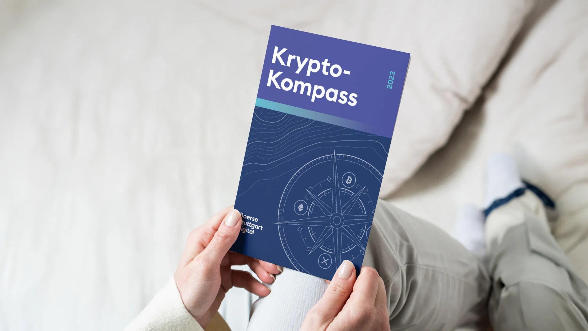 Gedrucktes Exemplar des Krypto-Kompass