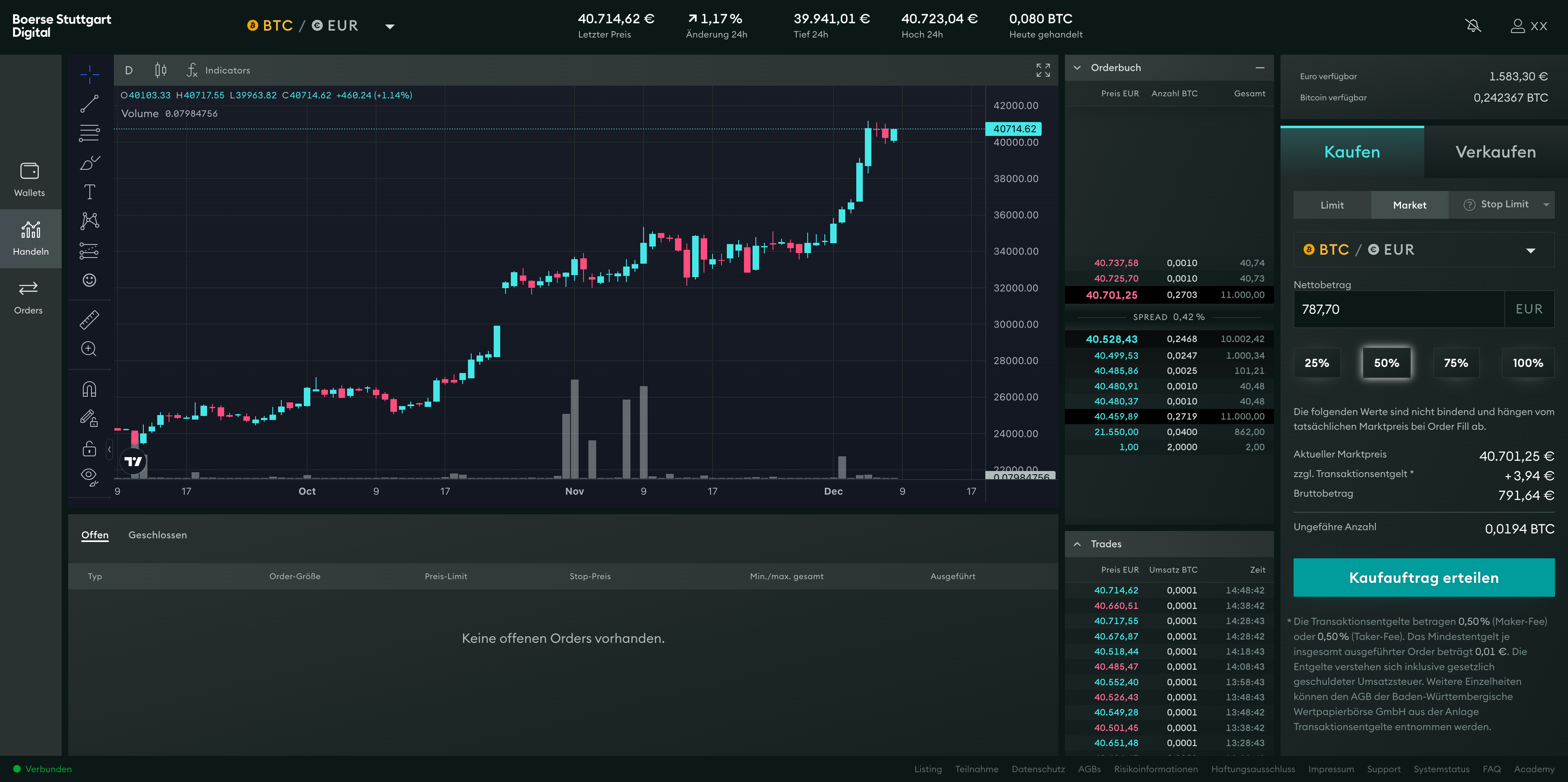 Boerse Stuttgart Digital Exchange: Multilateral Trading Facility (MTF)